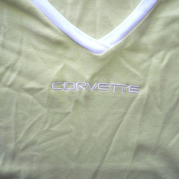 Brightline Vintage 90s Corvette V-Neck Short Sleeve T-Shirt Women's Large (L) - Picture 6 of 6